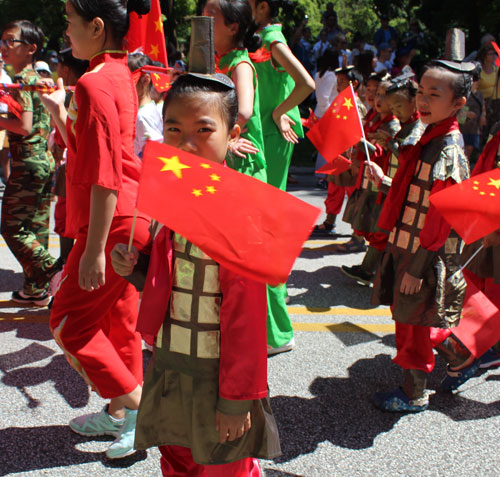 Parade of Flags at 2019 Cleveland One World Day - Chinese